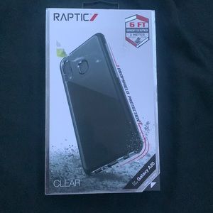 Raptic Shield Cell Phone Case For Galaxy A20 Clear